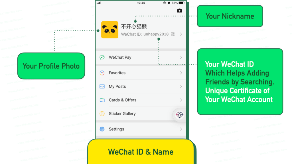 wechat id search